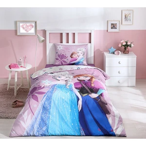 Frozen Discover Tek Kişilik Disney Lisanslı Lastikli Fitted Çarşaf Çocuk Nevresim Takımı