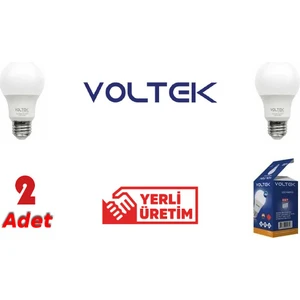 LED Ampul E27 9W Gün Işığı ( 2 Adet )