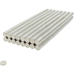 Neodyum Mıknatıs Nikel Kaplama 5 mm X1,5 mm