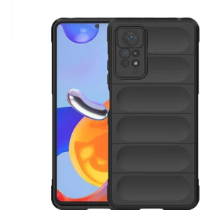 Xiaomi Redmi Note 11S 2022 Global Miami Serisi Darbeye Dayanıklı Silikon Kılıf - Siyah