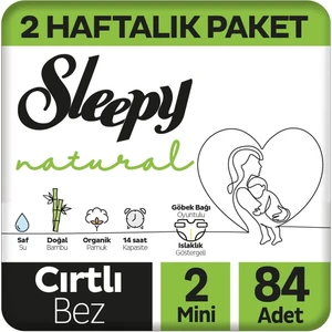 Natural 2 Bebek Bezi 2 Numara Mini 84'lü