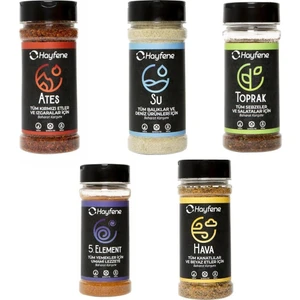 Element Serisi Baharat Karışımı Ateş + Su + Toprak + Hava + 5.Element 595 gr