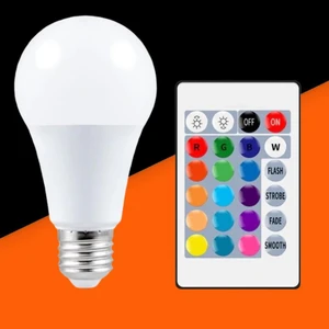 Uzaktan Kumandalı Rgb LED Ampul E27 Duylu