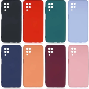 Samsung Galaxy A12 Kılıf Içi Kadife Lansman Kapak