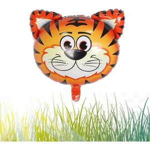 Safari Kafa Kaplan Folyo Balon 55 cm - 22 Inç