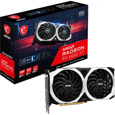 MSI VGA RADEON RX 6650 XT MECH 2X 8G OC RX6650XT 8GB GDDR6 128B PCIE 4.0 X8 (3XDP