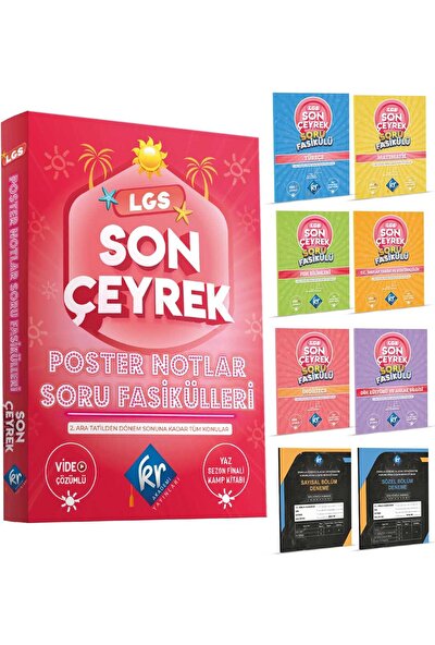 Kr Akademi Yayınları 2023 LGS Son Çeyrek Poster Notlar Soru Fasikülleri Kr Akademi Yayınları ( 4. Çeyrek )