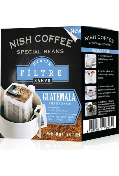 Nish Kahve Pratik Filtre Kahve Guatemala