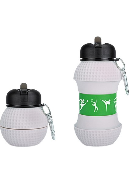 Sızıntılı Silikon Katlanır Bardağı, Şekil: Golf 550ML (Yurt Dışından)