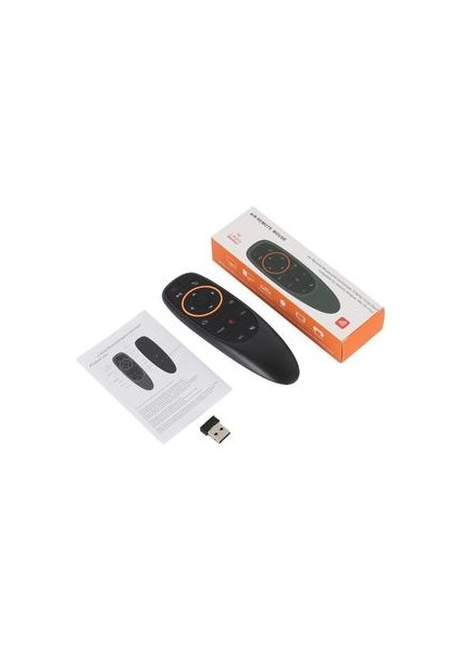 Sesli Asistant Uzaktan 2.4 Ghz Mini Kablosuz Android Tv Kontrolü ve bilgisayar Pc Için Mikrofon Öğrenme Android Tv (Yurt Dışından)