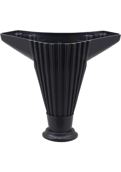 Mobilya Kanepe Koltuk Ünite Puf Ayağı 12 cm Siyah Baza Ayak