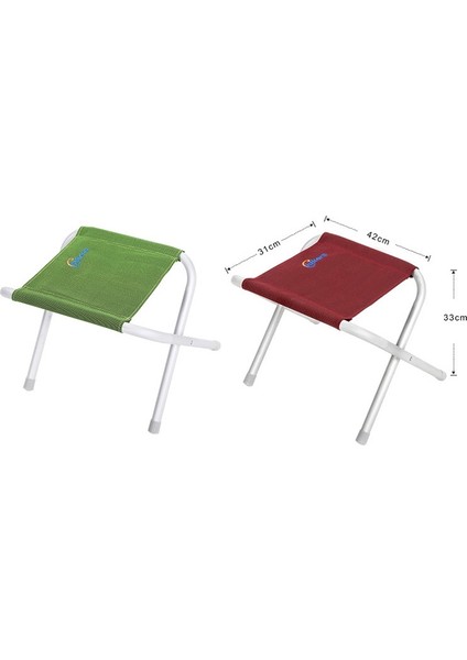 Yürüyüşçüler x YC-053A Açık Mekan Taşınabilir Katlanır Sandalye Piknik Kavrulmuş Balıkçı Taburesi (Şarap Kırmızısı) (Yurt Dışından)