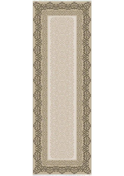 Dijital Baskılı Kaymaz Taban Yıkanabilir Çerçeve Desenli Koridor Halısı Yolluk NHU-HS-198 fiyatları