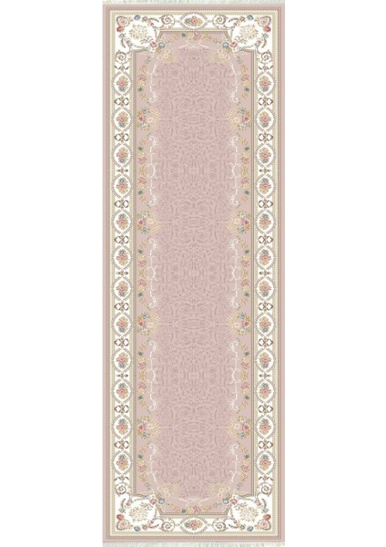 Dijital Baskılı Kaymaz Taban Yıkanabilir Çiçekli Çerçeveli Koridor Halısı Yolluk NHU-HK-172 fiyatları