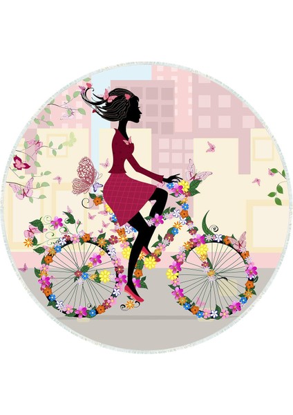 Dijital Baskılı Kaymaz Taban Yıkanabilir Yuvarlak Salon Halısı ve Mutfak Halısı NHY-HP-758 fiyatları