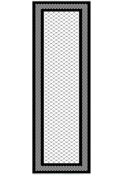Dijital Baskılı Kaymaz Taban Yıkanabilir Modern Desenli Koridor Halısı Yolluk NHU-HS-525