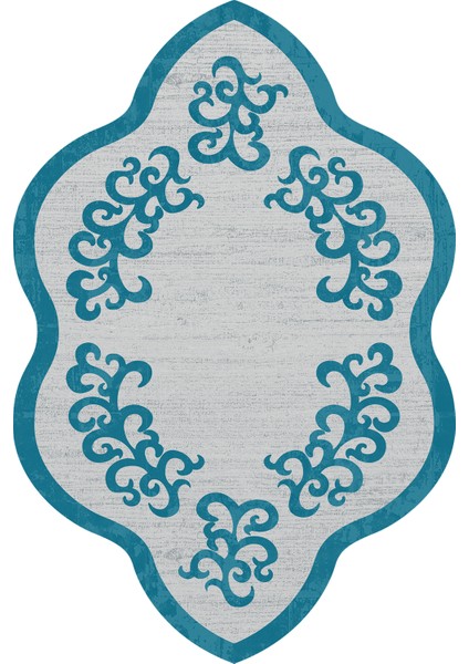 Dijital Baskılı Kaymaz Taban Yıkanabilir Lazer Kesim Salon Halısı ve Yolluk NH-LZR-HT-1433 fiyatları