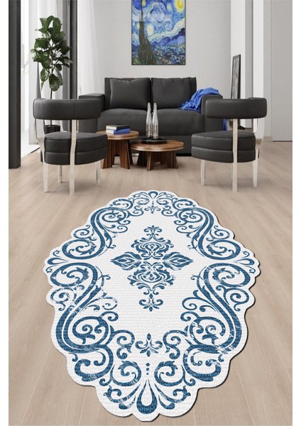 Dijital Baskılı Kaymaz Taban Yıkanabilir Lazer Kesim Salon Halısı ve Yolluk NH-LZR-HT-888