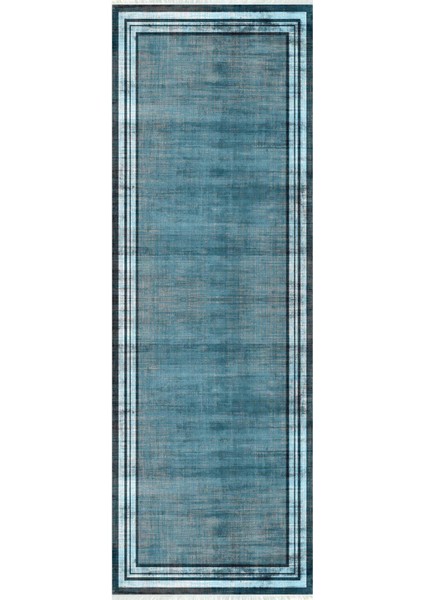 Dijital Baskılı Kaymaz Taban Yıkanabilir Modern Desenli Koridor Halısı Yolluk NHU-HY-1247