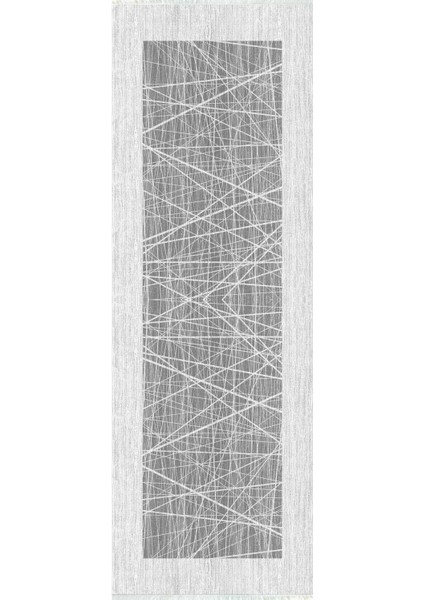 Dijital Baskılı Kaymaz Taban Yıkanabilir Modern Desenli Koridor Halısı Yolluk NHU-HY-1062