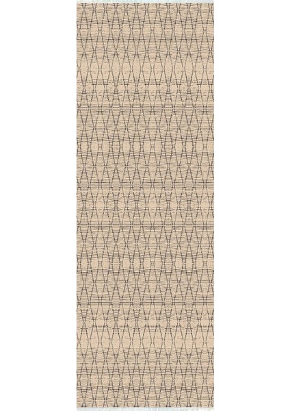 Dijital Baskılı Kaymaz Taban Yıkanabilir Modern Desenli Koridor Halısı Yolluk NHU-HT-728