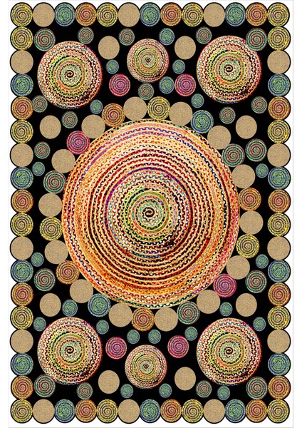 Dijital Baskılı Kaymaz Taban Yıkanabilir Lazer Kesim Salon Halısı ve Yolluk NH-LZR-SD-118 fiyatları