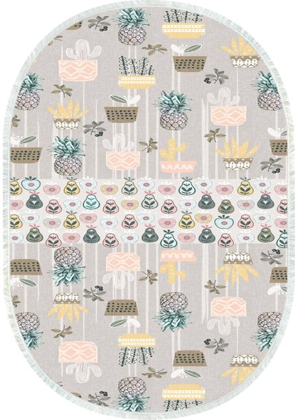 Dijital Baskılı Kaymaz Taban Yıkanabilir Oval Salon Halısı Mutfak Halısı ve Yolluk NHO-HT-379 fiyatları