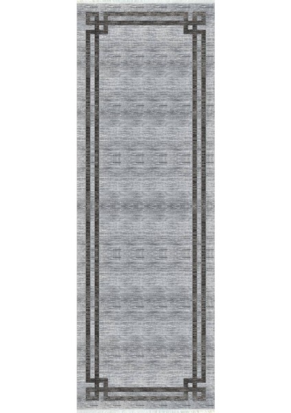 Dijital Baskılı Kaymaz Taban Yıkanabilir Çerçeveli Koridor Halısı Yolluk NHU-HY-1309
