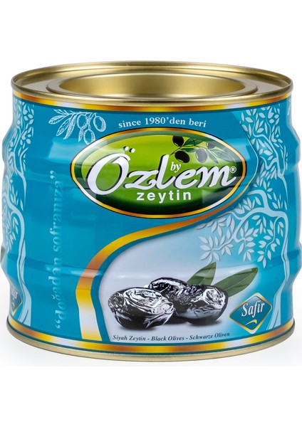 Safir 2 Kg Teneke Siyah Zeytin (261-290 klb)