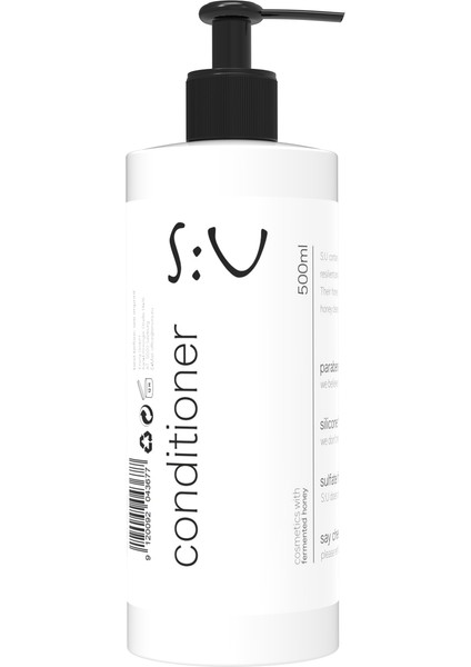 Conditioner 500 ml Saç Kremi 500 ml - Tuz Paraben Silikon Sles / Sls içermez