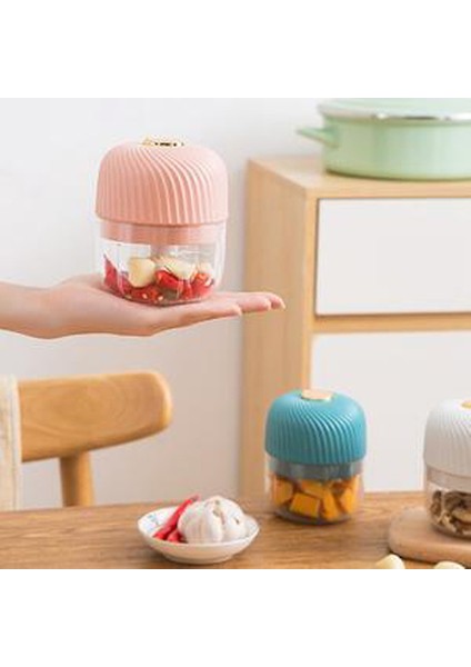 Elektrikli Sarımsak Kıyıcı USB Mini Mutfak Masher Sebze Için, 350 ml Ginger Biber Presler Için Sağlam Gıda Mavi (Yurt Dışından) modelleri