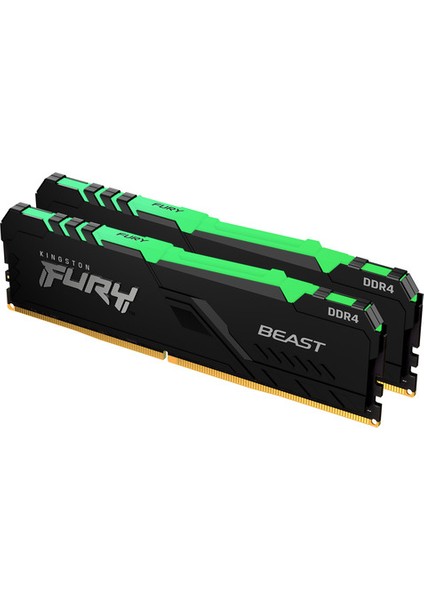 16GB 3600MHZ Ddr4 CL17 Dımm (Kit Of 2) Fury Beast Rgb