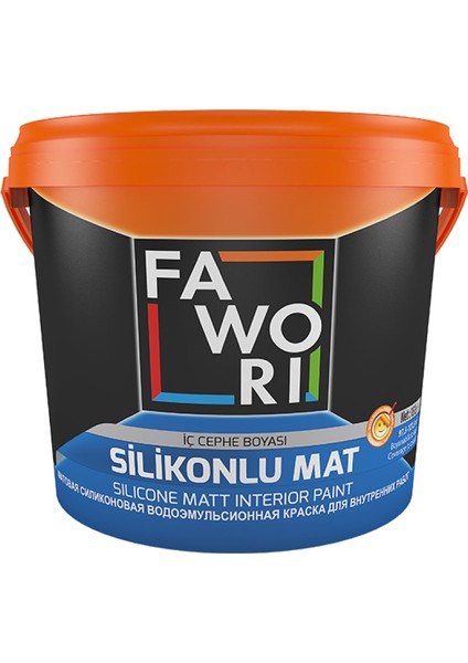 Silikonlu Mat Iç Cephe Duvar Boyası 15LT Kadife Çiçeği