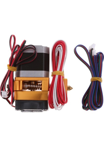 Mk8 Tam Kiti 0.4mm Ekstruder Nozulları Ekstrüzyon Kafası 12 V 40 W 3D Yazıcılar Parçaları (Yurt Dışından)