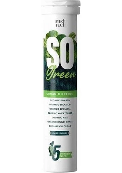 So Green Efervesan Tablet 15'Li