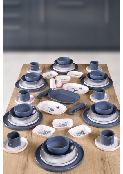 Blue Magic 6 Kişilik 49 Parça Yemek ve Kahvaltı Seti fiyatları