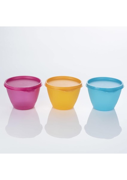 Buzdolabı Kapları Renkli 3X400 ml Mama Saklama Kabı Hsgl fırsatları
