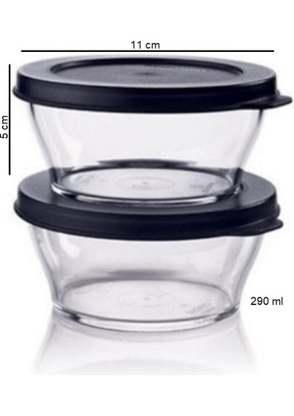 Royal Kap 2'li Set 290 ml Kahvaltılık Saklama Kabı Hsgl fiyatları