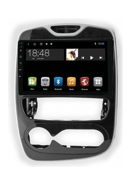 Nakamachi Renault Clio 4 Manuel Klima Android Sistem Carplay Destekli Multimedia Navigasyon Teyp 4gb ram 64gb hafıza