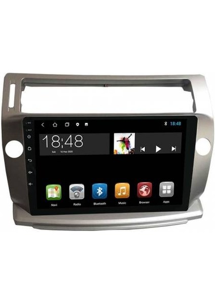 Nakamachi Citroen C4 2005-2012 Android Sistem Carplay Destekli Multimedia Navigasyon Teyp