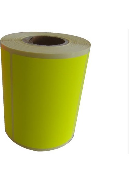 50 x 75 Neon Etiket Sarı