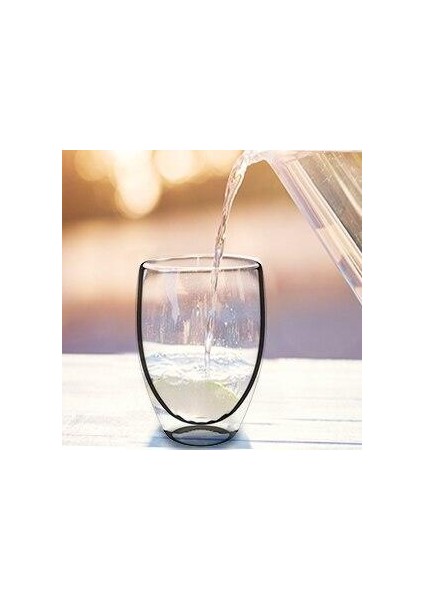 Yalıtımlı Çift Duvarlı Kahve Isıya Dayanıklı Bardak 1 Adet 350 ml (Yurt Dışından)