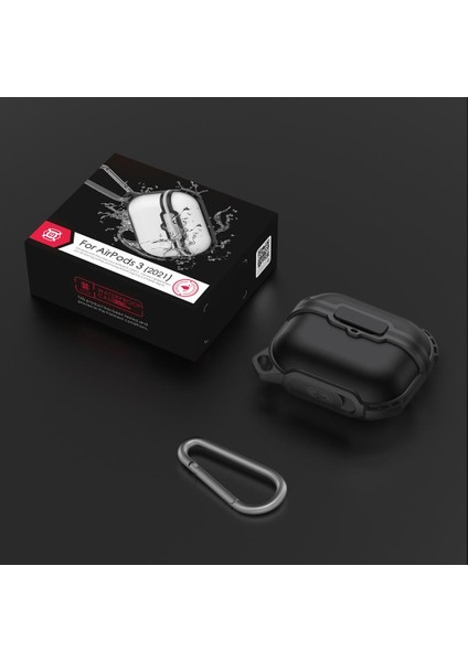 Airpods 3. Nesil Uyumlu Su Geçirmez Kılıf IP68 Waterproof Darbe Emici Tam Koruma indirimleri