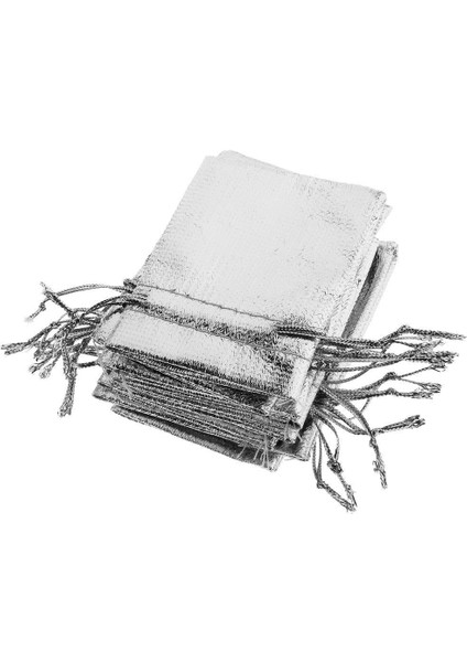 50X Organza Düğün Şeker Çantaları Gümüş Gümüş (Yurt Dışından) fiyatları