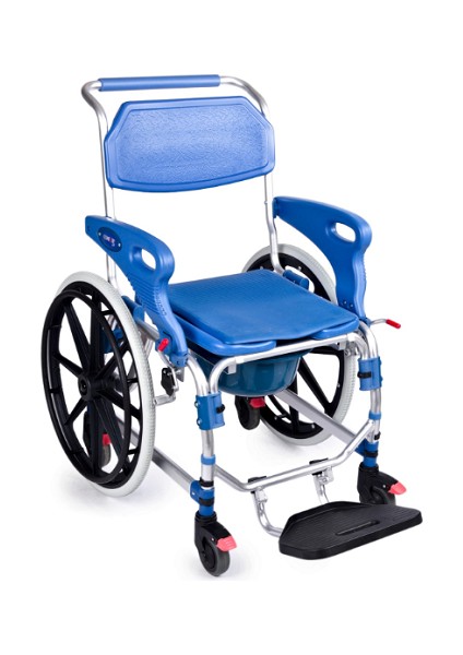Tekerlekli Banyo ve Tuvalet Özellikli Tekerlekli Sandalye
