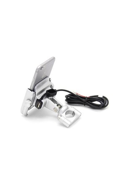 USB Şarj Cep Telefonu Tutucu Motosiklet Dönebilen Bisiklet Standı (Yurt Dışından)