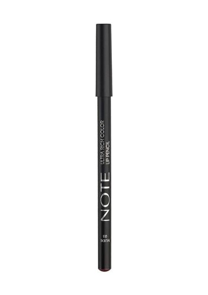 Note Ultra Rich Color Dudak Kalemi 03 Nude