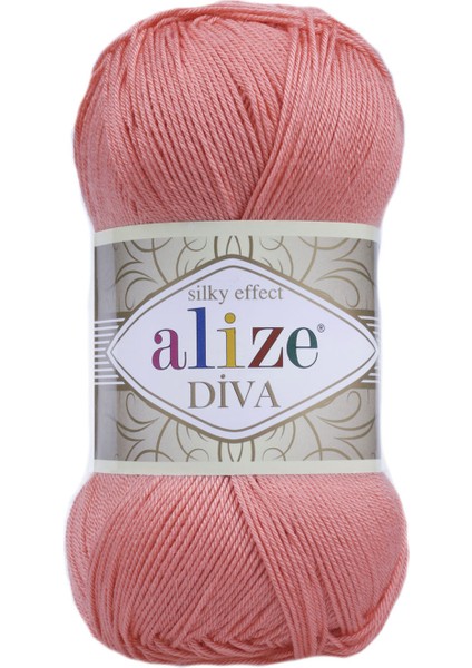 5 Adet Diva Merserize Ince Ip Yazlık Bikini Bustiyer Bluz Örgü Ipi 619 Mercan