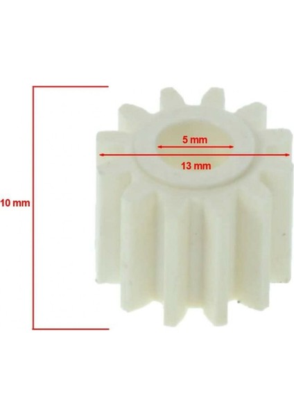 Arçelik Ark 31 Mr Rondo Doğrayıcı Motor Mil Dişlisi Rondo Motor Mili Seti Dişlisi - 1 Adet