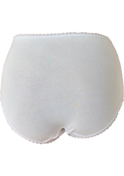4100 Kadın Modal Dantel Detaylı Yüksek Bel Slip & Külot